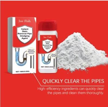 Instant Stain Removal Pipe Dredge Agent 100gm.